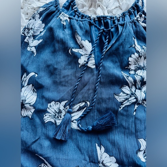 Abercrombie & Fitch Trapeze Swing Dress Floral Print Size XSP - Picture 4 of 6